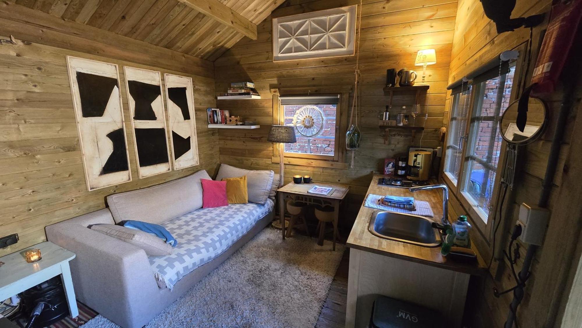 Villa Tiny House Andersom Anders Bad Neuschanz Exterior foto
